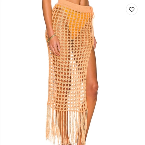 BRAND NEW Lovers and Friends Stellar Skirt in Tangerine. SIZE XS - Picture 3 of 6